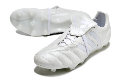 Adidas Predator Mutator Mania Tormentor Tongue FG Low-Tops Football Boots - Silver/White