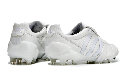 Adidas Predator Mutator Mania Tormentor Tongue FG Low-Tops Football Boots - Silver/White
