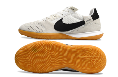 Nike Street Gato IC Low-Tops Football Shoes - Grey/Black/Brown