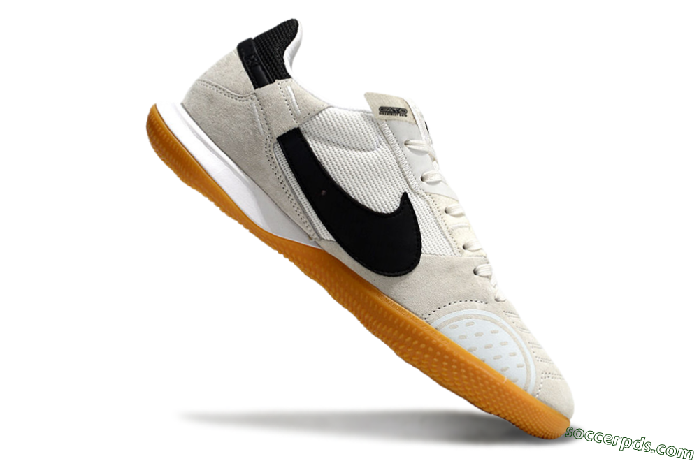 Nike Street Gato IC Low-Tops Football Shoes - Grey/Black/Brown 4
