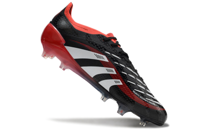 Adidas Predator 24 Elite FG Low-Tops Football Boots - Black/White/Red
