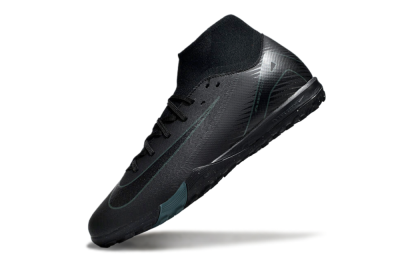 Nike Air Zoom Mercurial Superfly 10 Elite TF High-Tops Football Shoes - Black/Green/Silver