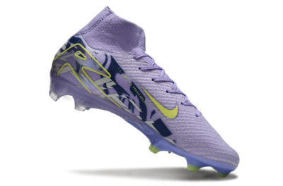 Nike Air Zoom Mercurial Superfly 10 Elite FG High-Tops Football Boots - Purple/Yellow/White