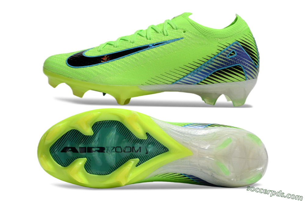 Nike Air Zoom Mercurial Vapor 16 Elite FG Low-Tops Football Boots - Yellow/Black/Blue 0