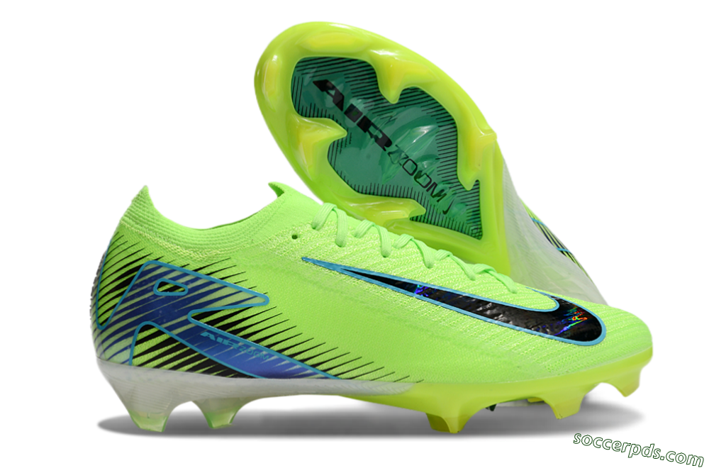 Nike Air Zoom Mercurial Vapor 16 Elite FG Low-Tops Football Boots - Yellow/Black/Blue 1