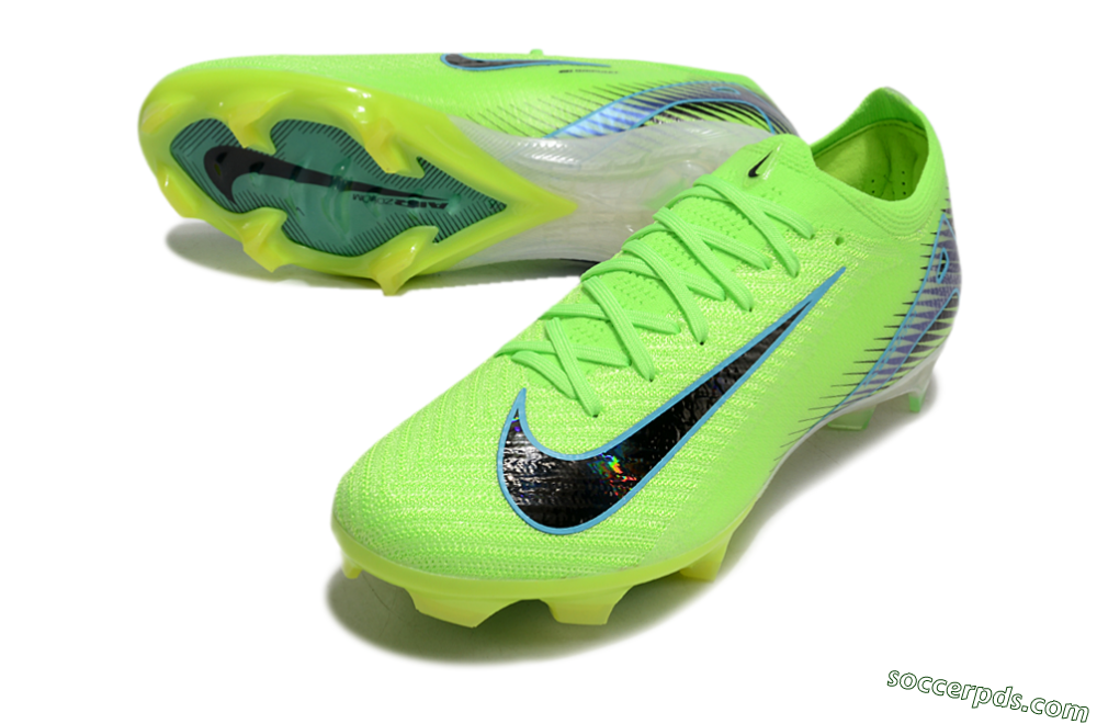 Nike Air Zoom Mercurial Vapor 16 Elite FG Low-Tops Football Boots - Yellow/Black/Blue 3