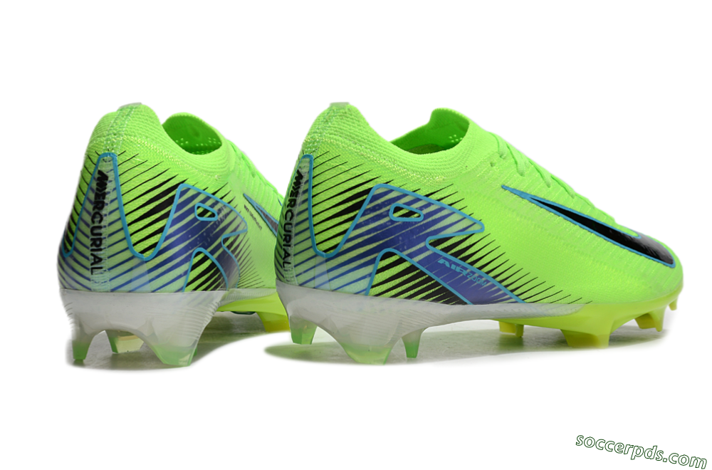 Nike Air Zoom Mercurial Vapor 16 Elite FG Low-Tops Football Boots - Yellow/Black/Blue 6
