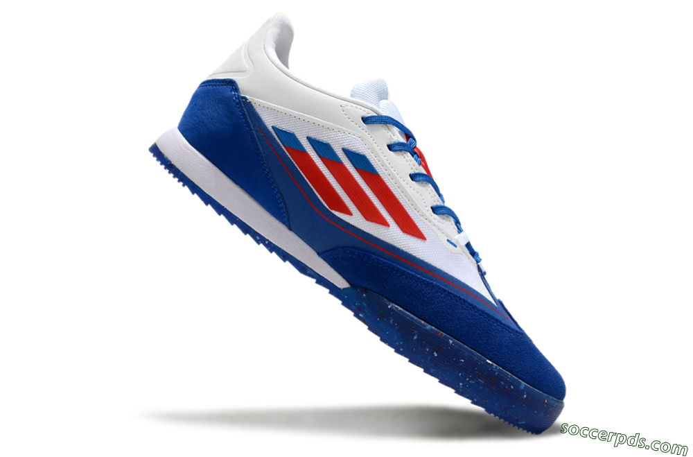 Adidas F50 Elite Messi IC Low-Tops Football Shoes - Blue/White/Red 4