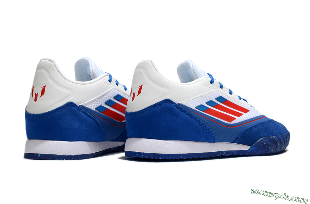 Adidas F50 Elite Messi IC Low-Tops Football Shoes - Blue/White/Red 6