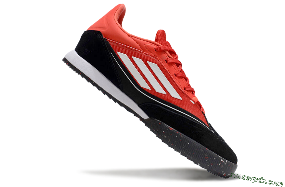 Adidas F50 Elite Messi IC Low-Tops Football Shoes - Red/White/Black 4