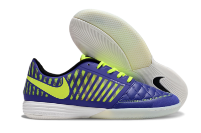Nike Lunar Gato 2 IC Low-Tops Football Shoes - Blue/Yellow/White
