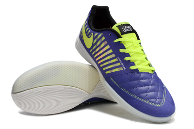 Nike Lunar Gato 2 IC Low-Tops Football Shoes - Blue/Yellow/White