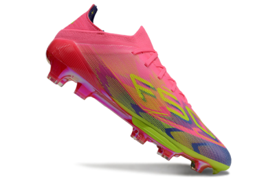 Adidas F50 Elite Lightstrike Pro FG Low-Tops Football Boots - Pink/Blue/Yellow