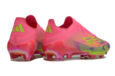 Adidas F50 Elite Lightstrike Pro FG Low-Tops Football Boots - Pink/Blue/Yellow