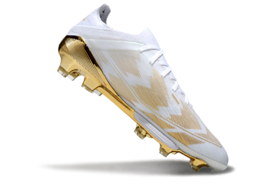 Adidas F50+ Elite Lightstrike Pro FG Low-Tops Football Boots - White/Gold