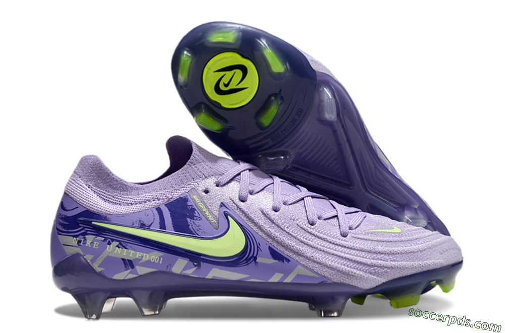 Nike Phantom Luna Elite FG Low-Tops Football Boots - Purple/Yellow/White 1