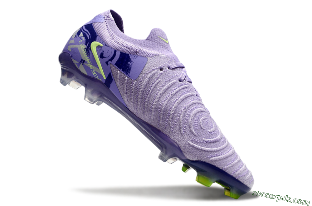 Nike Phantom Luna Elite FG Low-Tops Football Boots - Purple/Yellow/White 4