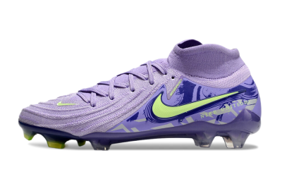Nike Phantom Luna Elite FG High-Tops Football Boots - Purple/Yellow/White