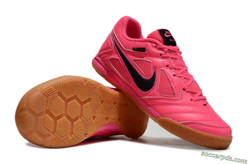 Supreme x Nike SB Gato IC Low-Tops Football Shoes - Red/Black/Brown 0