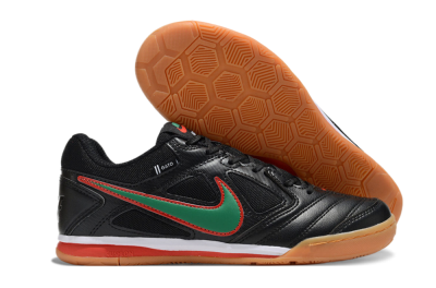 Supreme x Nike SB Gato IC Low-Tops Football Shoes - Black/Green/Red
