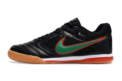 Supreme x Nike SB Gato IC Low-Tops Football Shoes - Black/Green/Red