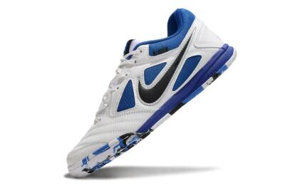Supreme x Nike SB Gato IC Low-Tops Football Shoes - White/Blue/Black