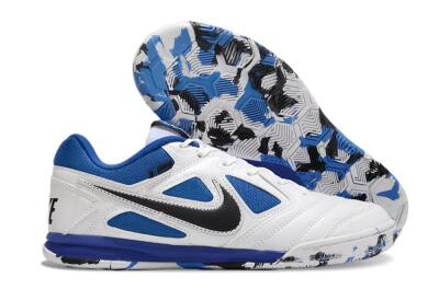 Supreme x Nike SB Gato IC Low-Tops Football Shoes - White/Blue/Black