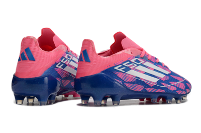 Adidas F50 Elite AG Low-Tops Football Boots - Blue/Pink/White