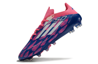Adidas F50 Elite AG Low-Tops Football Boots - Blue/Pink/White