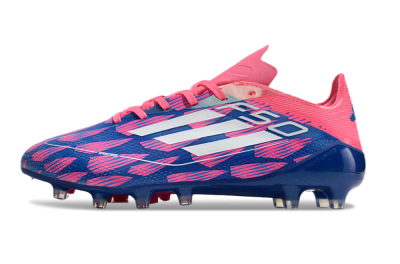 Adidas F50 Elite AG Low-Tops Football Boots - Blue/Pink/White