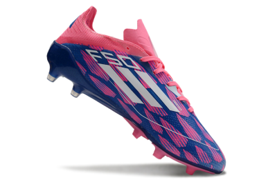 Adidas F50 Elite AG Low-Tops Football Boots - Blue/Pink/White