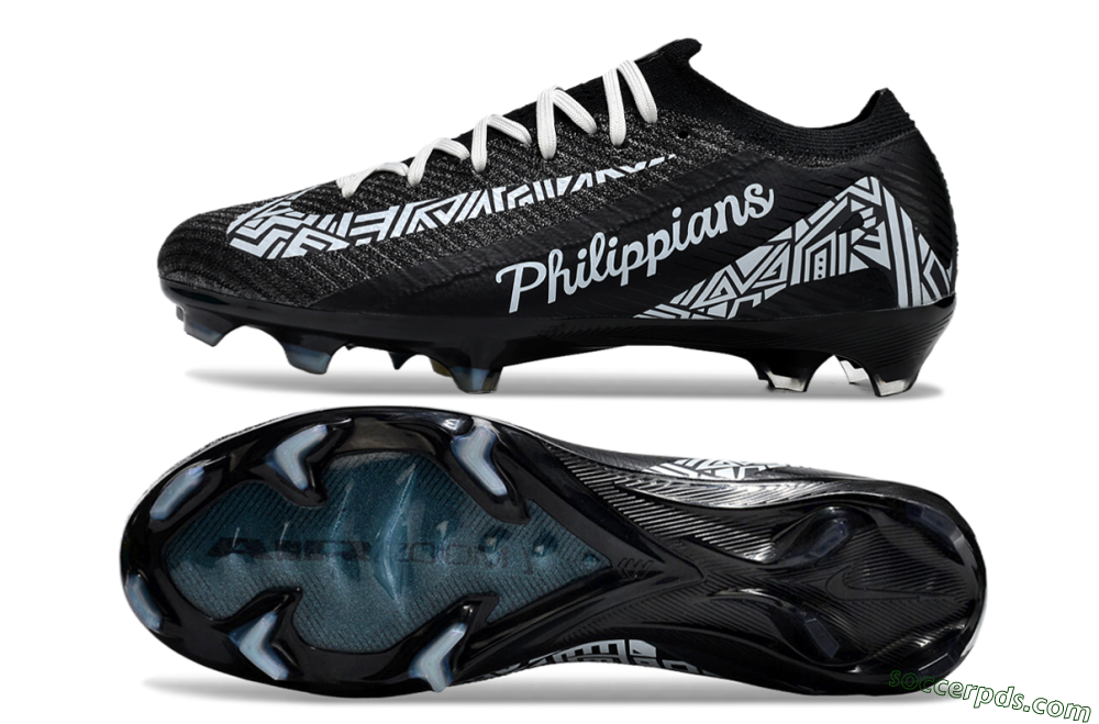 Nike Air Zoom Mercurial Vapor 16 Elite FG Low-Tops Football Boots - Black/White/Blue 0