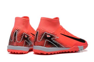 Nike Air Zoom Mercurial Superfly 10 Elite TF High-Tops Football Shoes - Pink/Black/Grey
