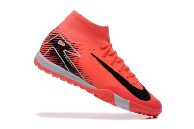 Nike Air Zoom Mercurial Superfly 10 Elite TF High-Tops Football Shoes - Pink/Black/Grey