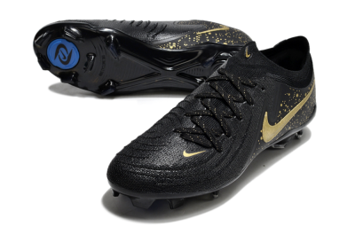 Nike Phantom Luna Elite FG Low-Tops Football Boots - Black/Gold
