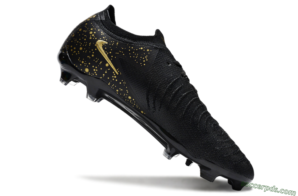 Nike Phantom Luna Elite FG Low-Tops Football Boots - Black/Gold 4