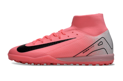 Nike Air Zoom Mercurial Superfly 10 Elite TF High-Tops Football Shoes - Pink/Black/Grey