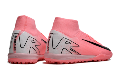 Nike Air Zoom Mercurial Superfly 10 Elite TF High-Tops Football Shoes - Pink/Black/Grey