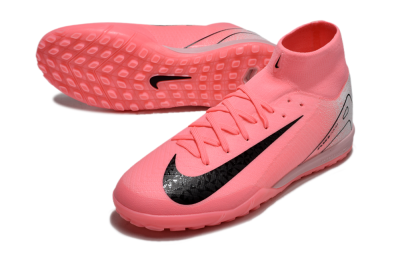 Nike Air Zoom Mercurial Superfly 10 Elite TF High-Tops Football Shoes - Pink/Black/Grey