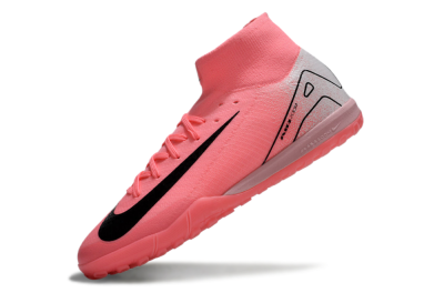 Nike Air Zoom Mercurial Superfly 10 Elite TF High-Tops Football Shoes - Pink/Black/Grey