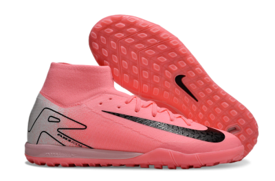 Nike Air Zoom Mercurial Superfly 10 Elite TF High-Tops Football Shoes - Pink/Black/Grey
