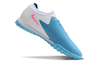 Nike Phantom GX 2 Elite TF Low-Tops Football Shoes - Blue/White/Pink