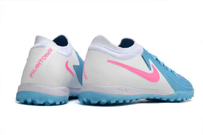 Nike Phantom GX 2 Elite TF Low-Tops Football Shoes - Blue/White/Pink