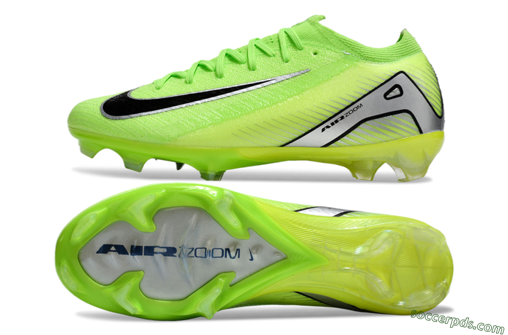 Nike Air Zoom Mercurial Vapor 16 Elite FG Low-Tops Football Boots - Yellow/Black/Silver 0