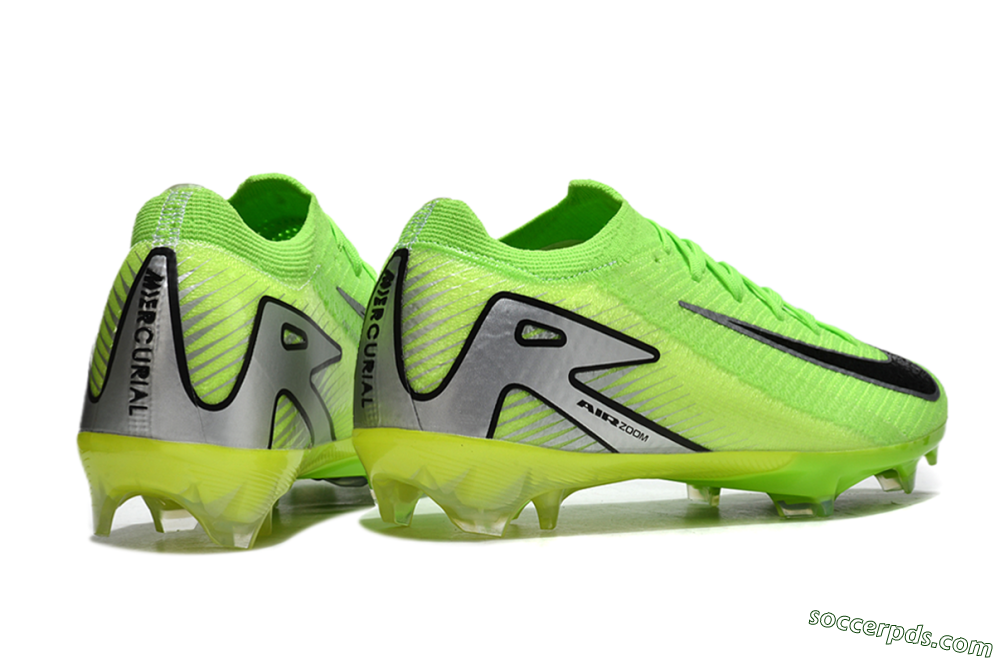 Nike Air Zoom Mercurial Vapor 16 Elite FG Low-Tops Football Boots - Yellow/Black/Silver 6