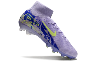 Nike Air Zoom Mercurial Superfly 10 Elite AG High-Tops Football Boots - Purple/Yellow/Blue