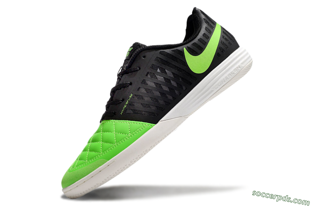 Nike Lunar Gato 2 IC Low-Tops Football Shoes - Yellow/Black/White 5