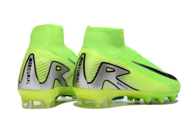 Nike Air Zoom Mercurial Superfly 10 Elite AG High-Tops Football Boots - Yellow/Silver/Black