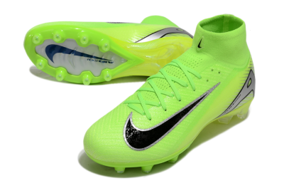 Nike Air Zoom Mercurial Superfly 10 Elite AG High-Tops Football Boots - Yellow/Silver/Black