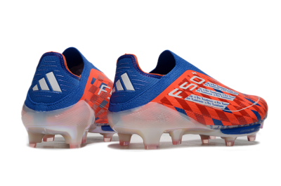 didas F50+ Elite Lightstrike Pro Laceless FG Low-Tops Football Boots - Red/White/Blue